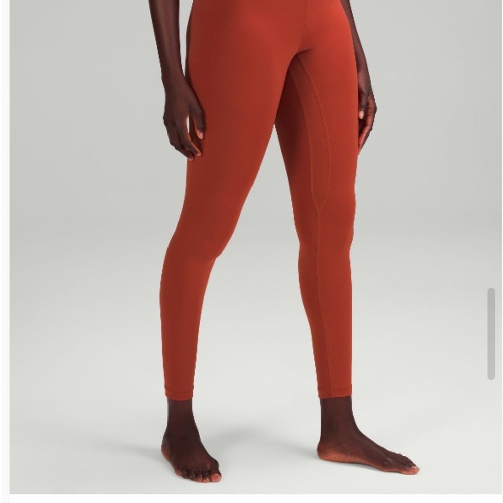 EUC-Lululemon align legging in 28in- Sz 2 in color Cayenne